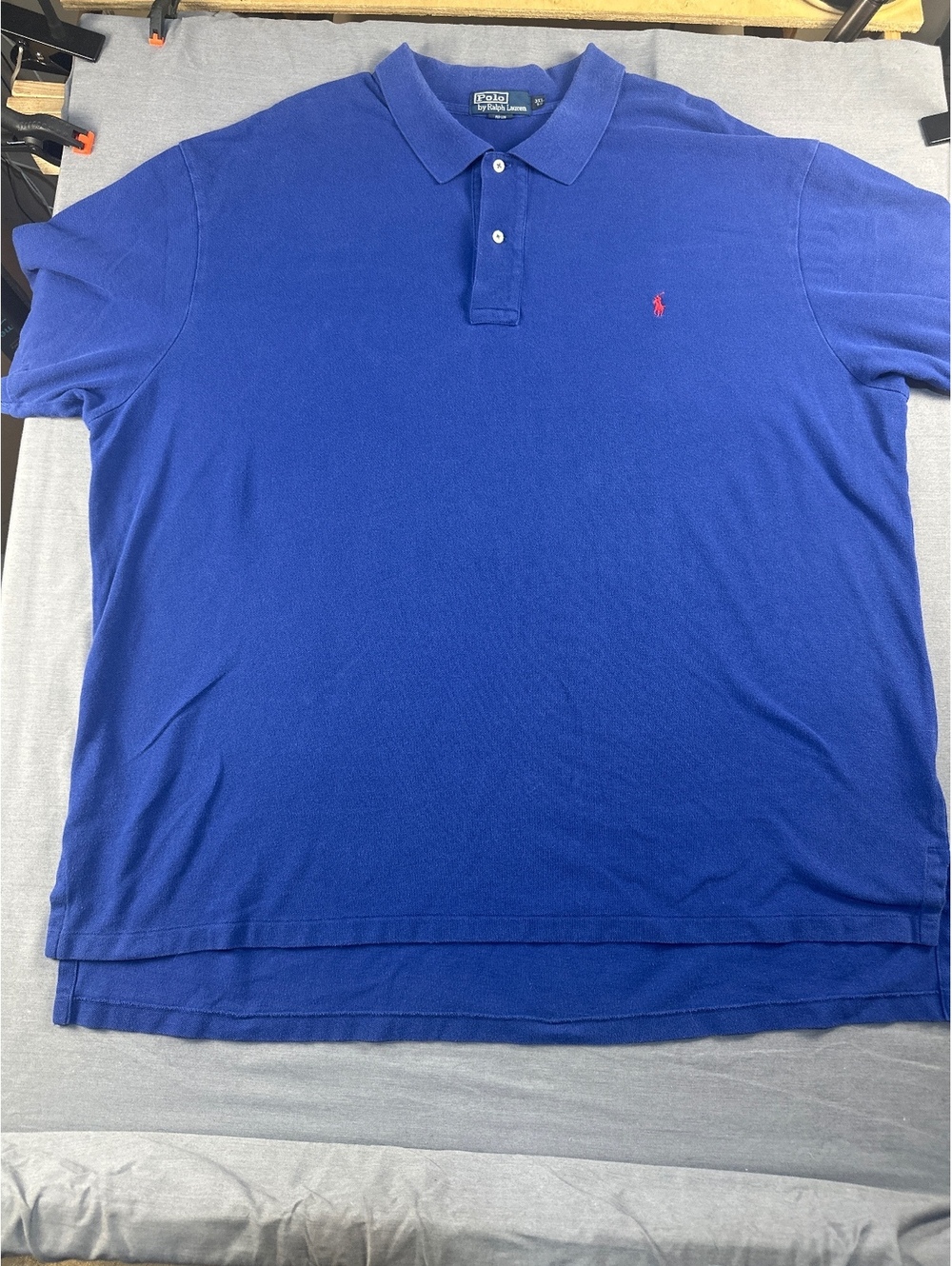 Polo Ralph Lauren Men's Blue Polo Shirt Size 3XL Good Condition